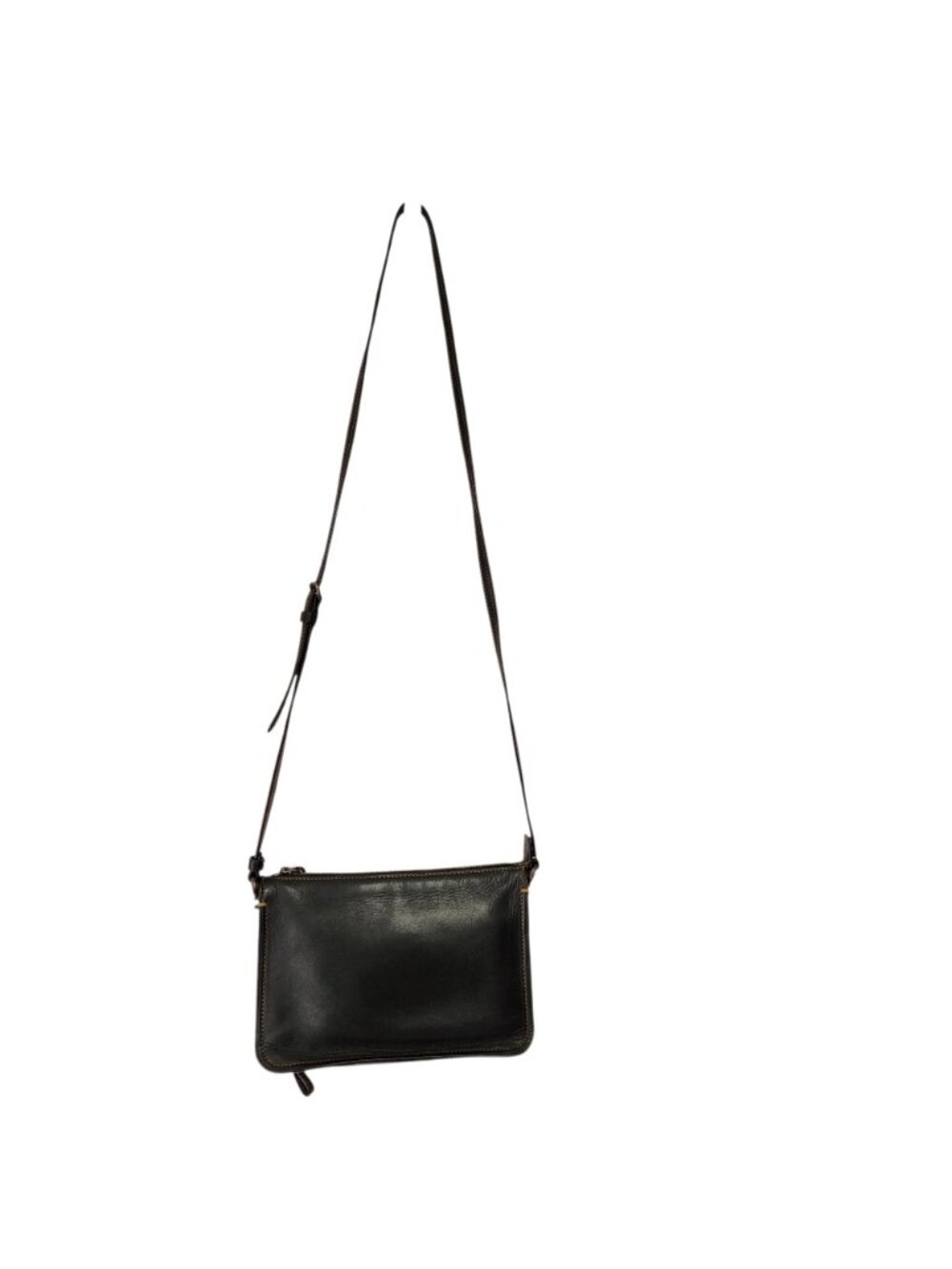Coach #21035-1941 Soft Black Leather Crossbody Bag